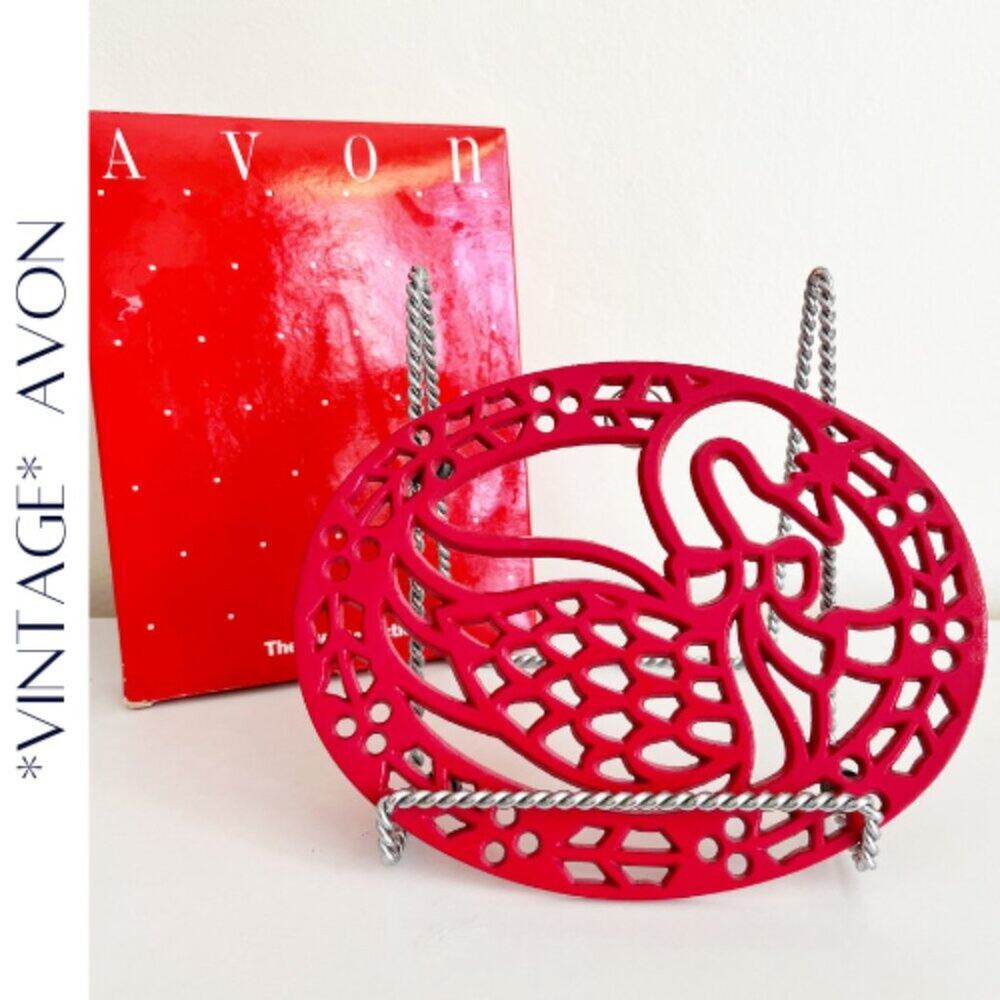 AVON Vintage The Gift Collection Country Treasures Trivet, NIB